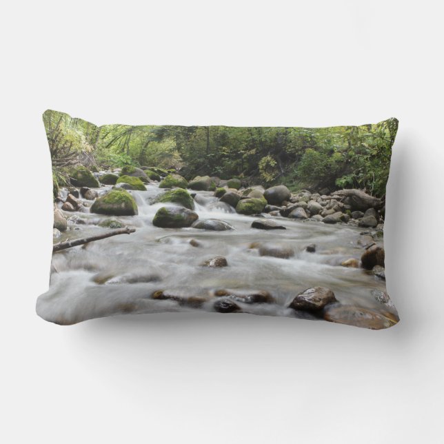 Forest Stream dekorativ kudde (Framsida)