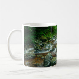 Forest Stream in Lush Woodland (Dargle River) Kaffemugg