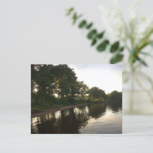 Forest Summer Beach Helg Vykort
