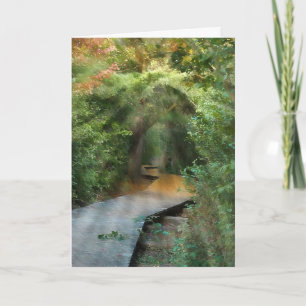 Forest Sunbeams för Sympathy Card Kort