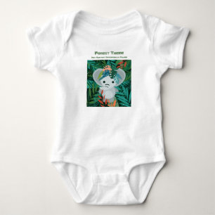 Forest Theme Baby Elephant, omgiven av Foliage T Shirt