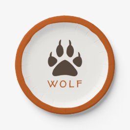 Forest Theme Födelsedagsfest Papper Tallrikar - Va