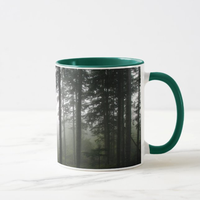 Forest Träd & Ferns Nature Älskare Drinking Mugg (Höger)
