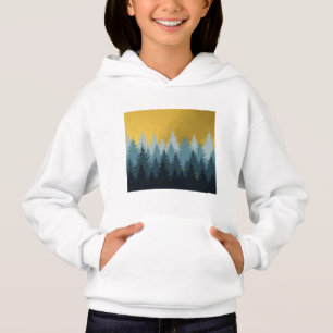 Forest Träd Golden Landskap T Shirt