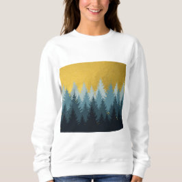 Forest Träd Golden Landskap T Shirt