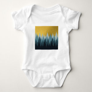 Forest Träd Golden Landskap T Shirt