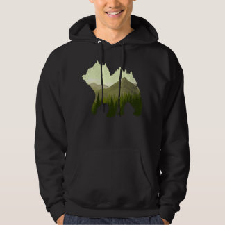 Forest Träd utomhus Hoodie