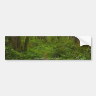 FOREST VÄG Bumper Sticker Bildekal