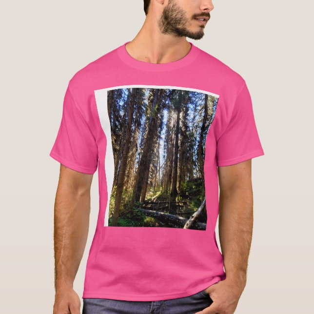 Forest Väg Sleeveless Top T Shirt (Framsida)
