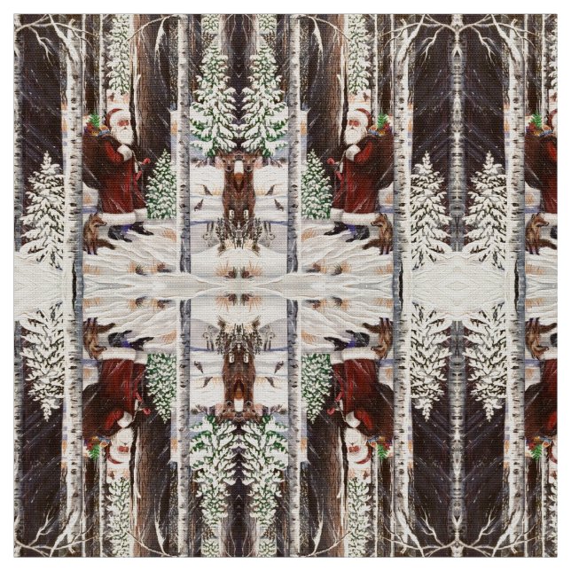 Forest Visitor 2 Fabric Tyg (Provkarta)