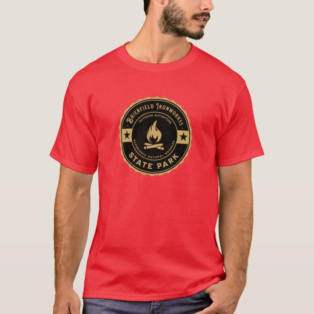 Forest Wilderness Nature Camping Brierfield Ironwo T Shirt (Framsida)