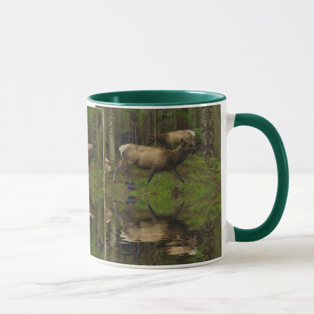 FOREST WILDLIFE Animal Klans Gift Mugg (Höger)
