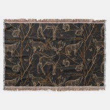 Forest Wildlife Animals Hjort Bears Mörk Nature