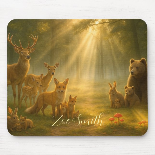 Forest wildlife animals - Personalized  Musmatta (Framsidan)