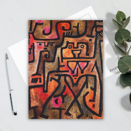 Forest Witch, Paul Klee Abstrakt Art Vykort