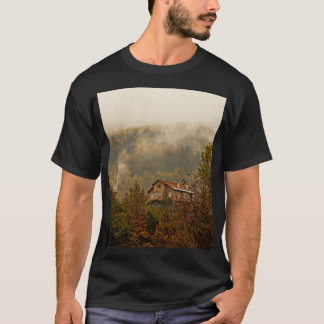 Forest Wooden House: Tranquil Scene T Shirt