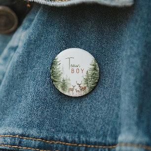 Forest Woodland Animals Gender Reveal Team Boy Knapp
