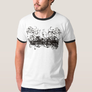 Föreställ alla folk musikutslagsplats t shirt