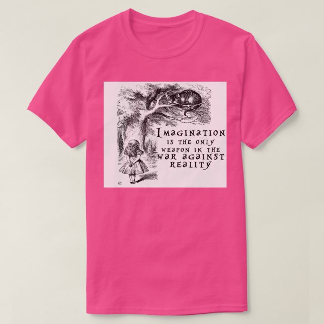 Föreställ är det enda vapnet i krig mot t shirt (Design framsida)