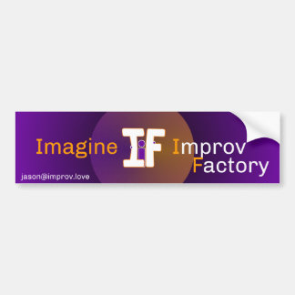 Föreställ den Improv bildekalet 2016 Bildekal