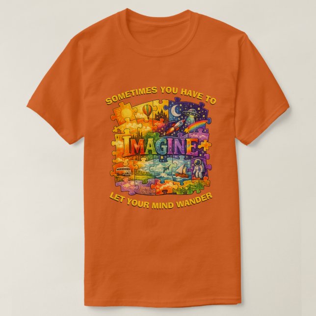 Föreställ dig 1c t shirt (Design framsida)