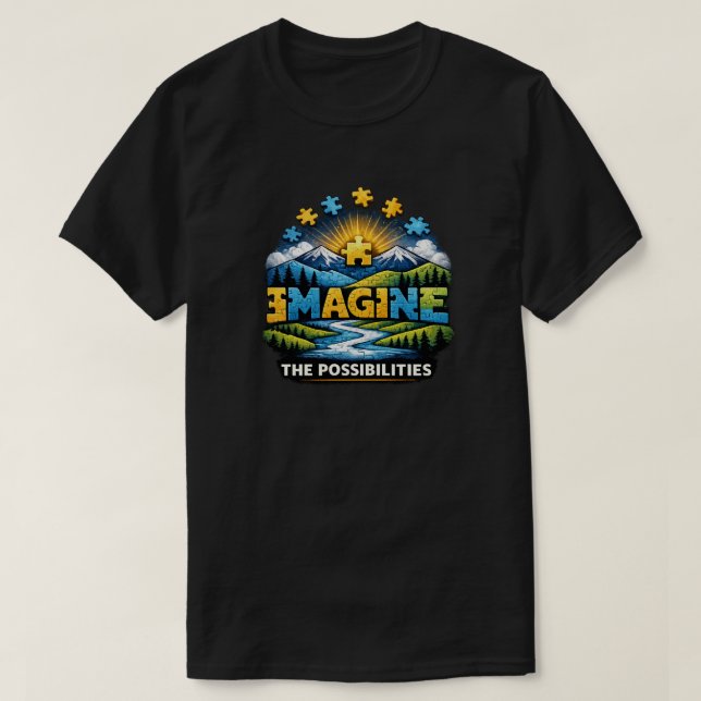 Föreställ dig 1j t shirt (Design framsida)