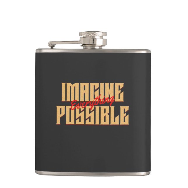 Föreställ dig all tänkbar offertmotivation fickplunta (Framsidan)