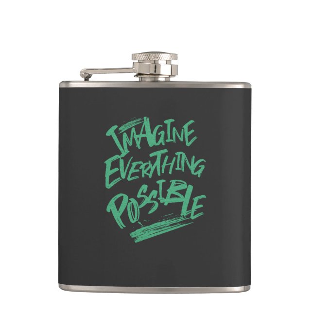 Föreställ dig all tänkbar offertmotivation fickplunta (Framsidan)