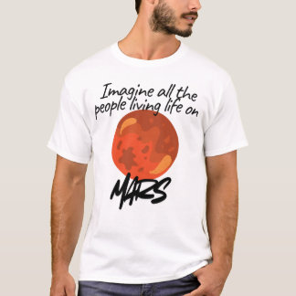 Föreställ dig alla människor som lever . t shirt