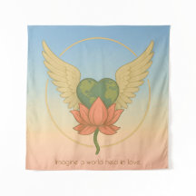 Föreställ dig en värld som hålls i Kärlek-teatern