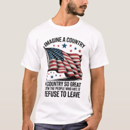 Föreställ dig ett land så bra Vintage amerikansk f T Shirt