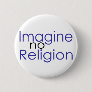 Föreställ dig ingen religion knapp