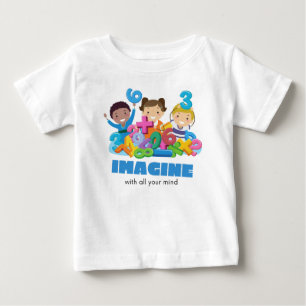 Föreställ dig med hela din hjärna t shirt