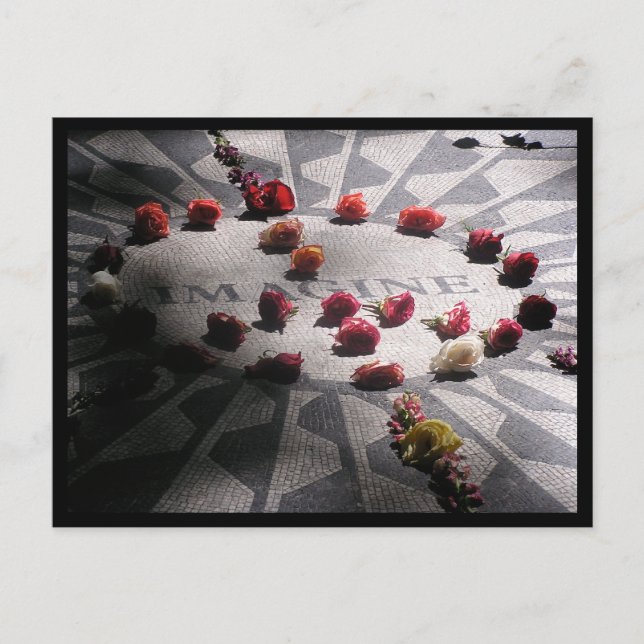 Föreställ dig Mosaic Central Park Vykort (Framsida)