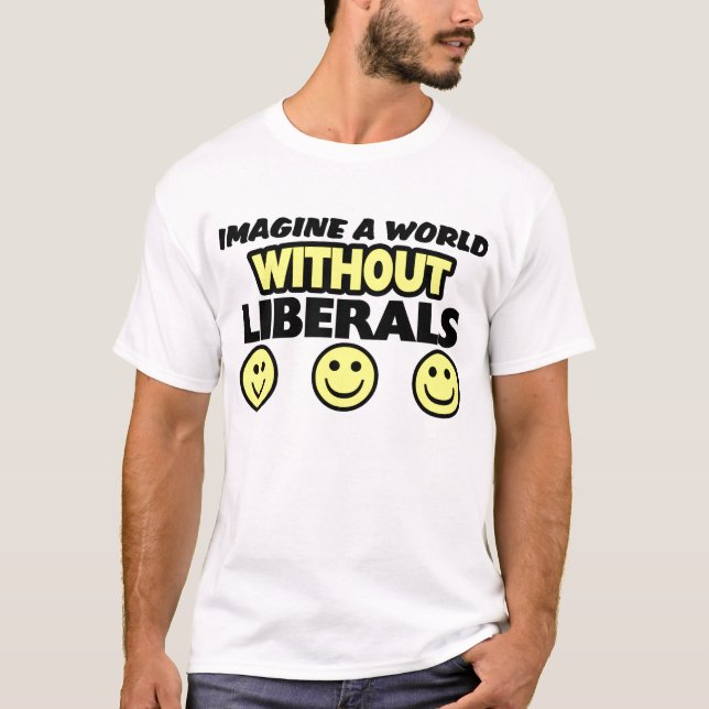 Föreställ en värld tee shirt (Framsida)