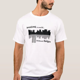Föreställ en värld utan religion t-shirt