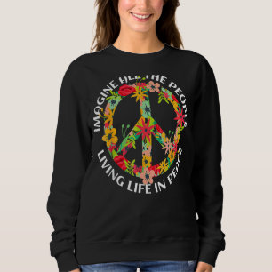 Föreställ er alla människor som lever i livet t shirt