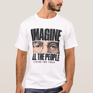 Föreställ er att alla människor ska skjorta t shirt