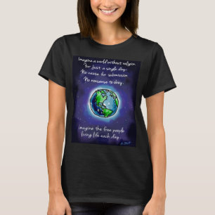 Föreställ er en värld utan religion - t shirt