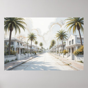 Föreställ er, fredligt, himmelskt ställe nr 3 poster