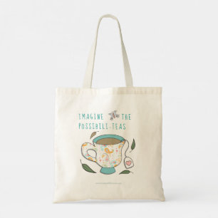 Föreställ er möjligheter Tea Puns Shopping Grocer Tygkasse