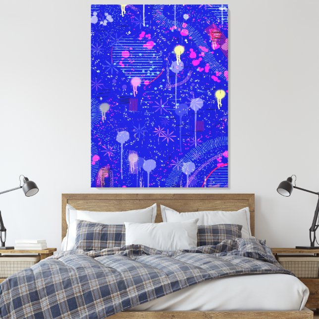 Föreställ er Stars Canvastryck (Insitu (sovrum))