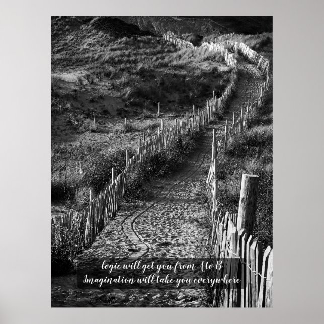 Föreställ er tar er överallt poster (Framsidan)