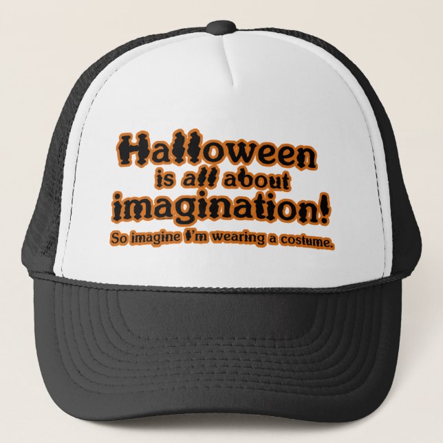 Föreställ I-förmiddagen att ha på sig en dräkt Keps (Framsida)