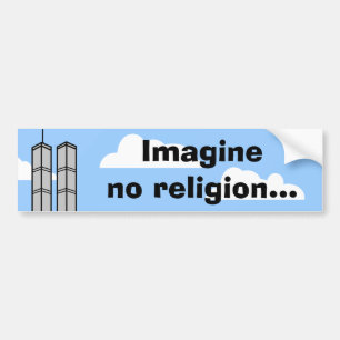 Föreställ ingen religion… bildekal