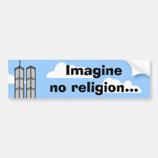 Föreställ ingen religion… bildekal