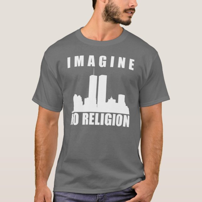 Föreställ ingen religion tröja (Framsida)