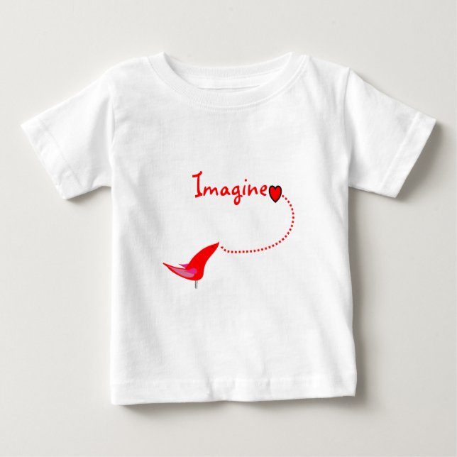 "Föreställ",---John gåvor Tee Shirt (Framsida)