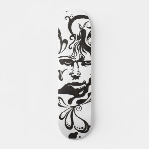 FÖRESTÄLL Longboard Old School Skateboard Bräda 18 Cm