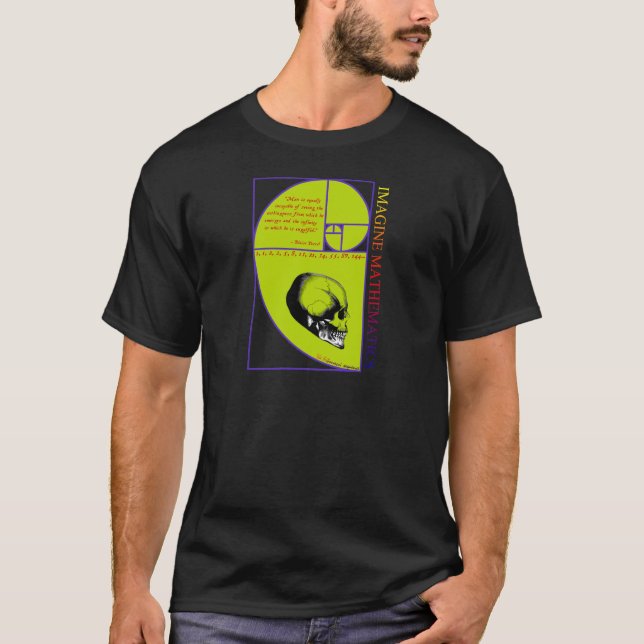 Föreställ matematik tee (Framsida)